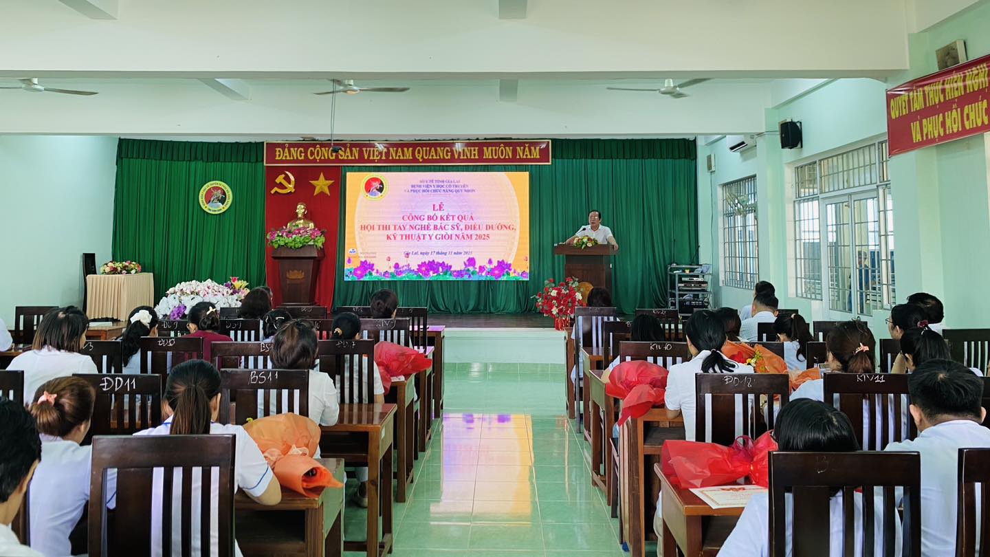 Lễ tổng kết và trao giải Hội thi Bác sĩ, Điều dưỡng,  Kỹ thuật viên giỏi năm 2025
